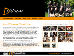 Afbeelding website www.dixiefriends.nl