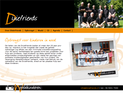 Afbeelding website www.dixiefriends.nl